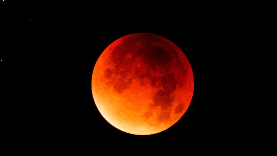 Blodmåne – Total måneformørkelse