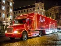 Pressefoto: Coca-Cola julelastbilen