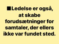 En filosofisk lederuddannelse