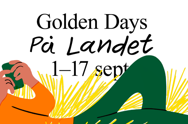 Tag med Golden Days på landet 1.-17. september