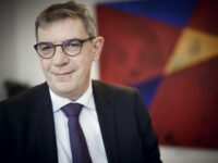Adm. direktør Lars Petersson fra Sparekassen Sjælland-Fyn, som nu hedder SJF Bank. Pressefoto