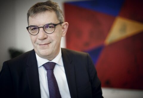 Adm. direktør Lars Petersson fra Sparekassen Sjælland-Fyn, som nu hedder SJF Bank. Pressefoto